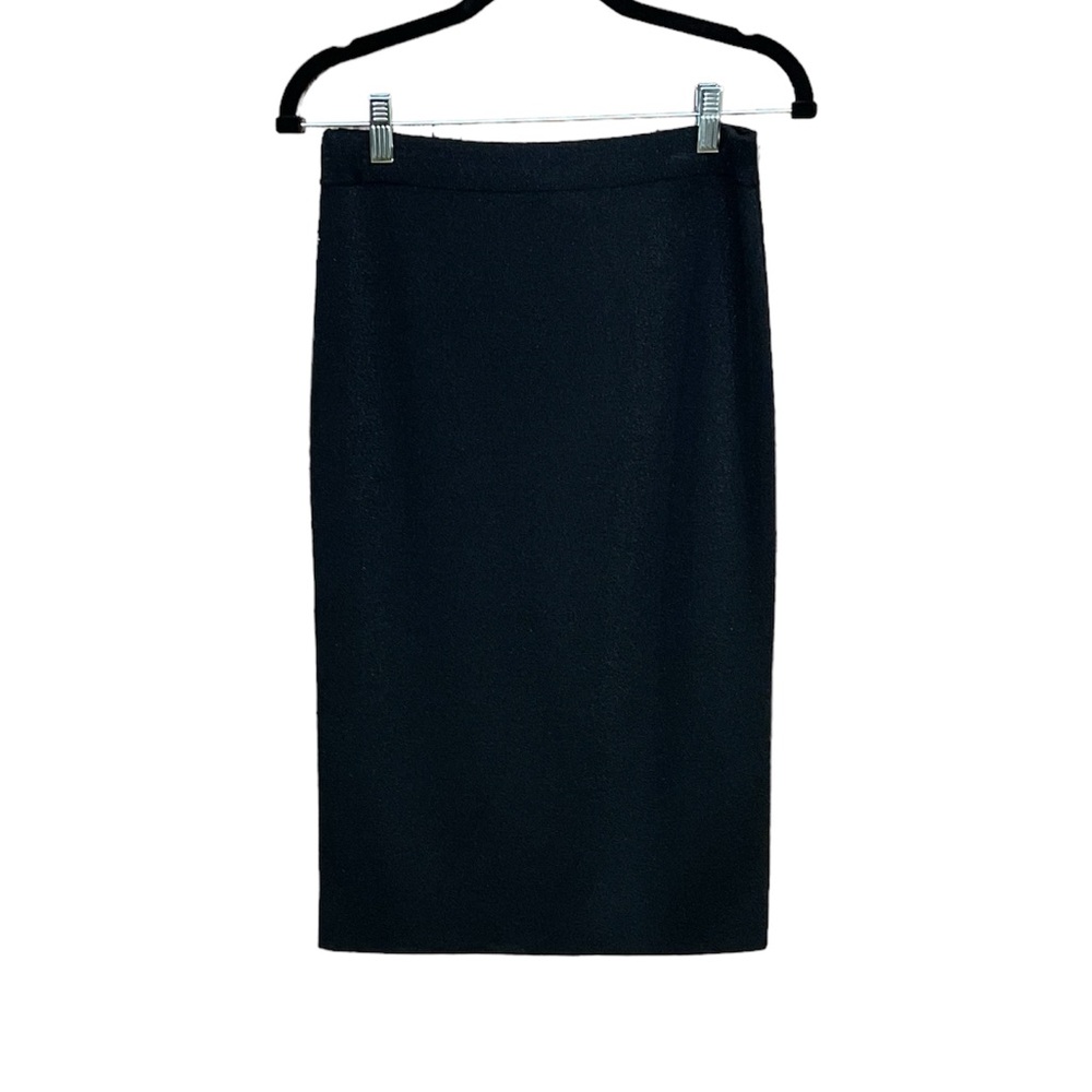 Misook Shimmer Black Pencil Skirt Womens Sz XS
